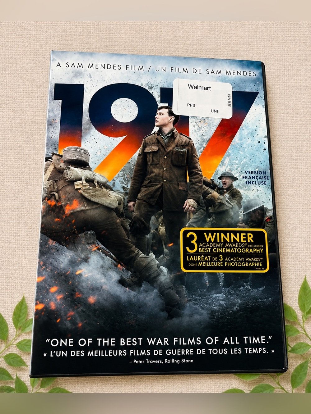 1917 (Blu‑ray + DVD) — Award‑Winning WWI Film by Sam Mendes